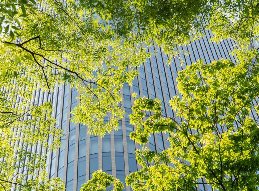 Sustainable green buildings. environmentally friendly buildings